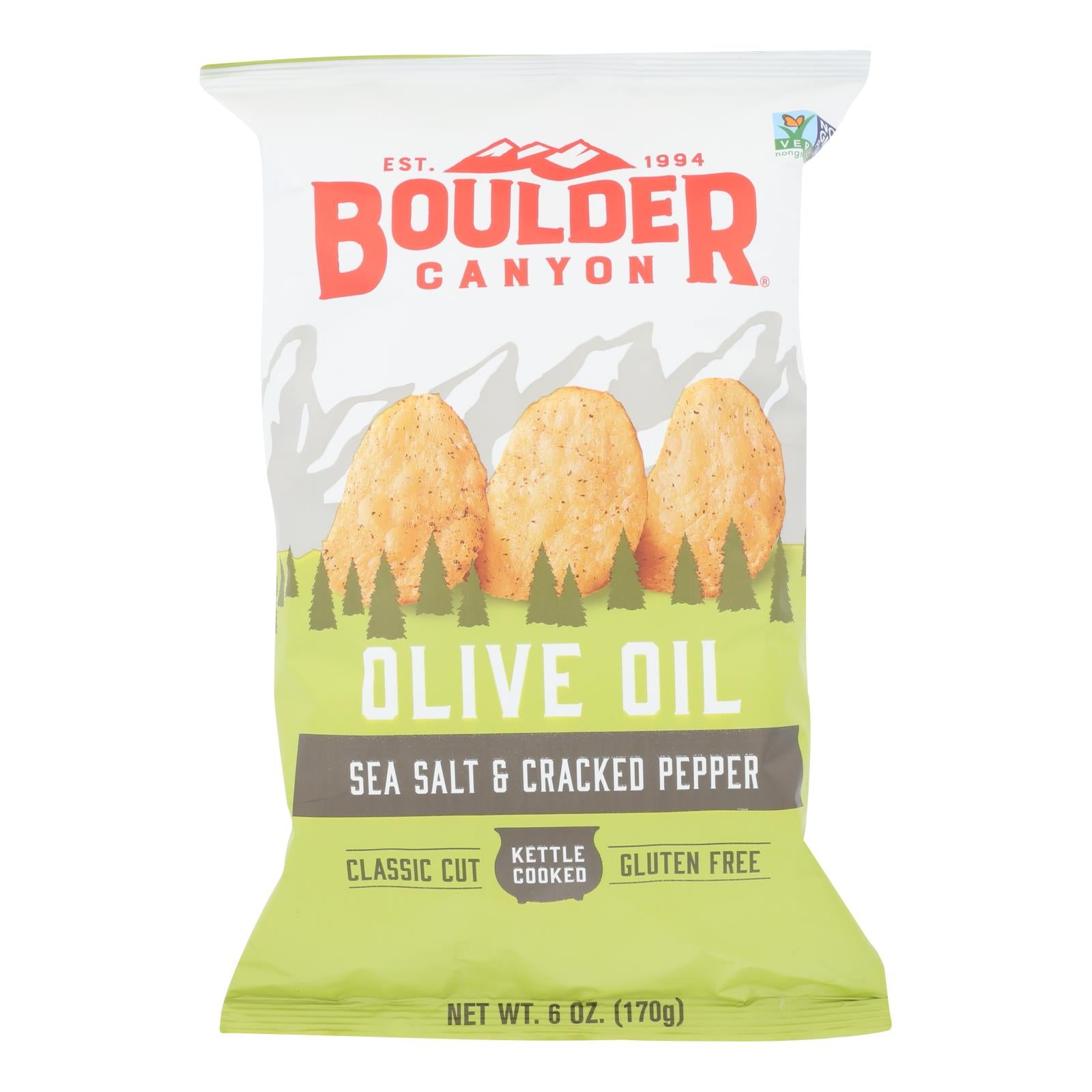 Boulder Canyon Natural Foods - Canyon Olv Oil Ss&pp - Cs Of 12-6 Oz - GreatEagleInc