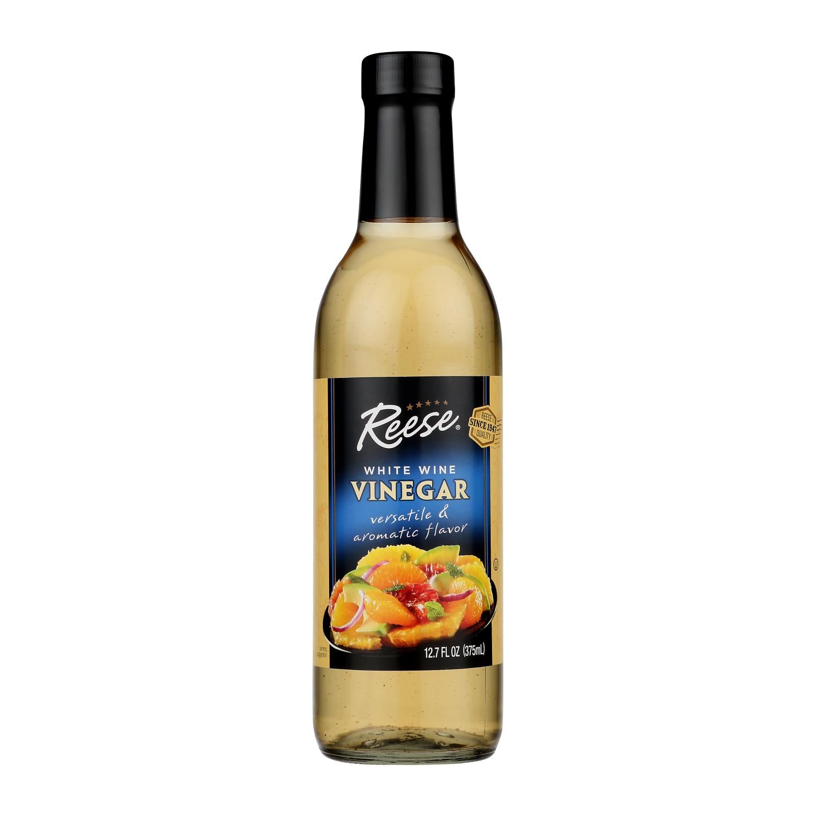 Reese - White Wine Vinegar - Case Of 6 - 12.7 Fl Oz. - GreatEagleInc