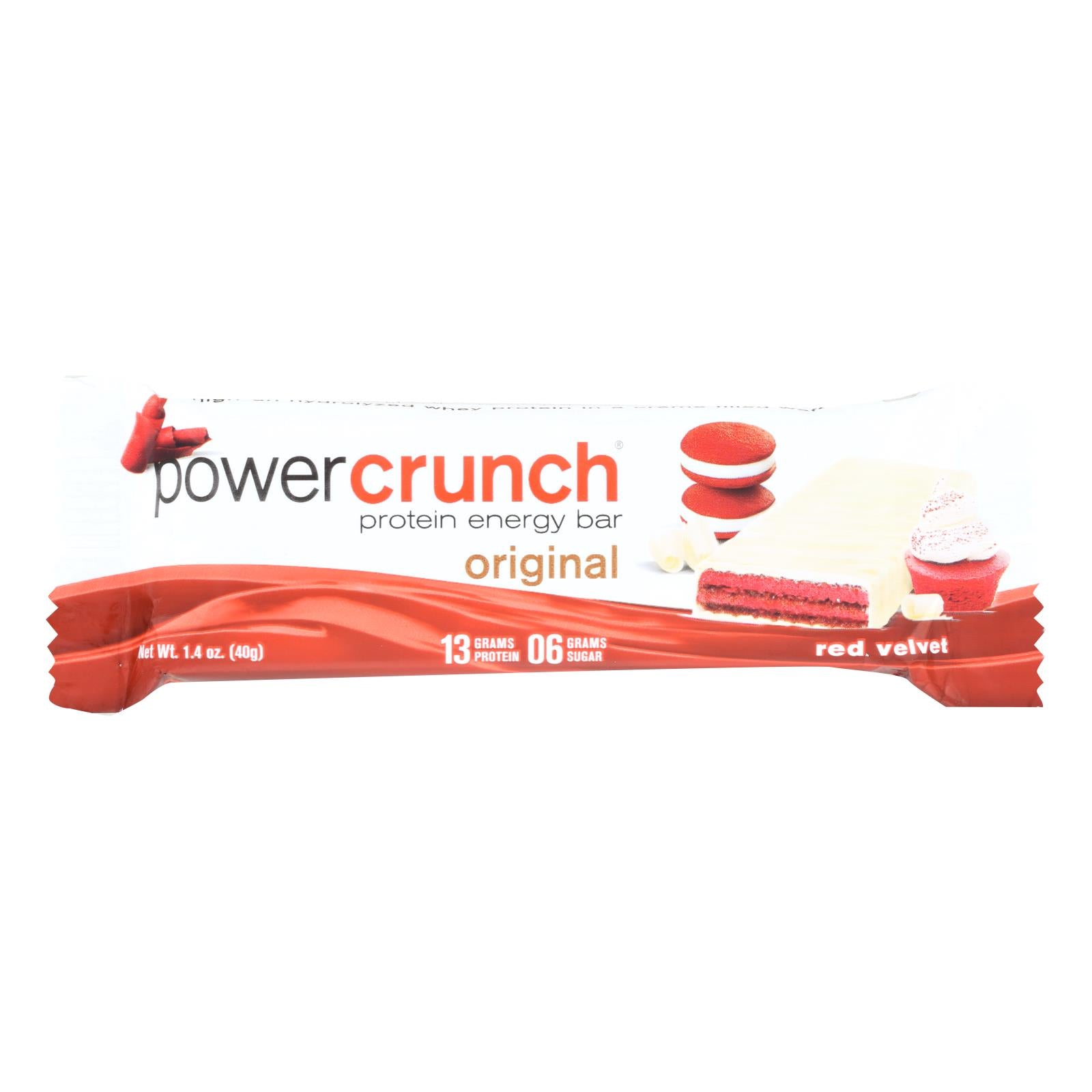 Power Crunch Protein Energy Bar Red Velvet - Case Of 12 - 1.4 Oz - GreatEagleInc