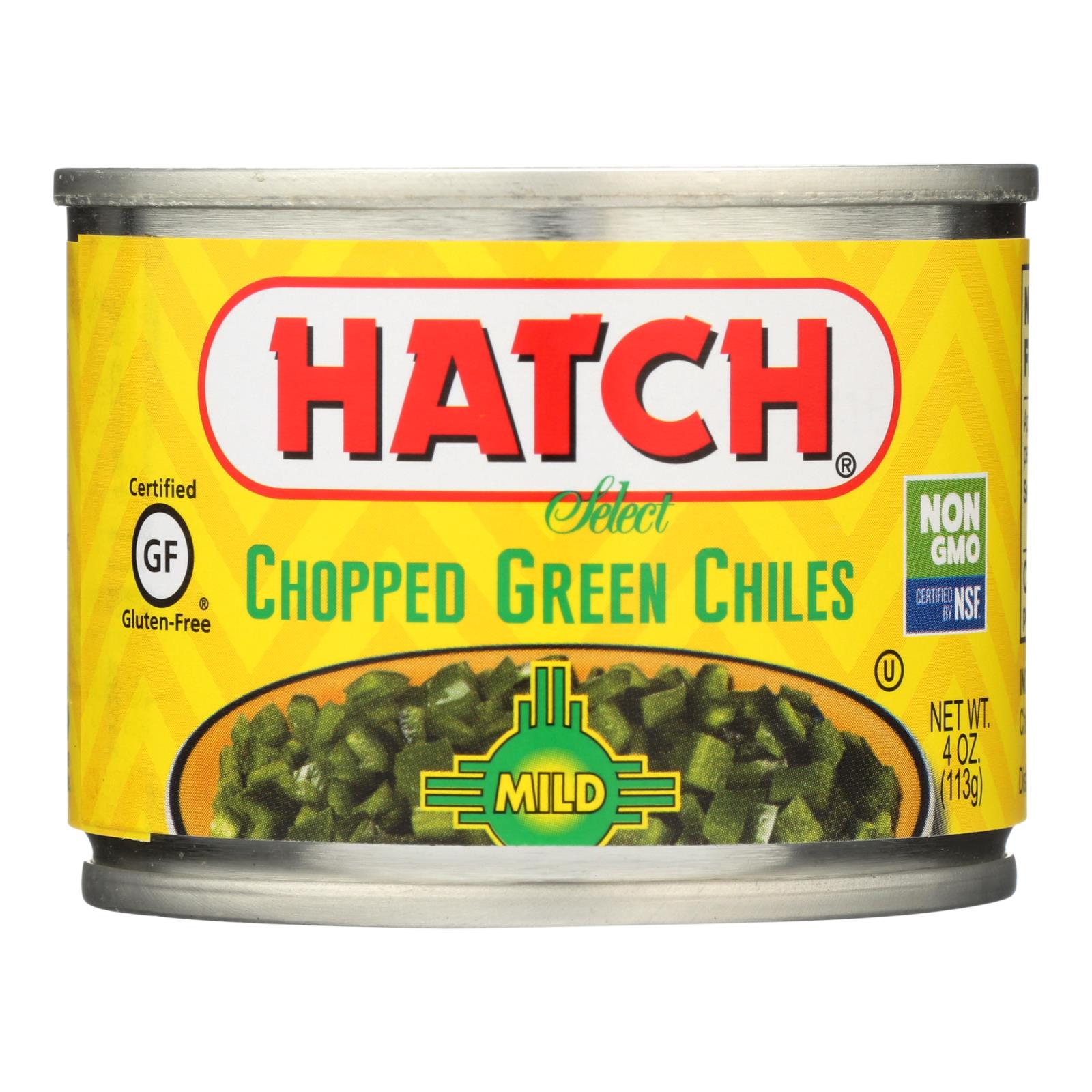 Hatch Chili Roasted Hatch Green Chile - Green Chile - Case Of 24 - 4 Oz. - GreatEagleInc