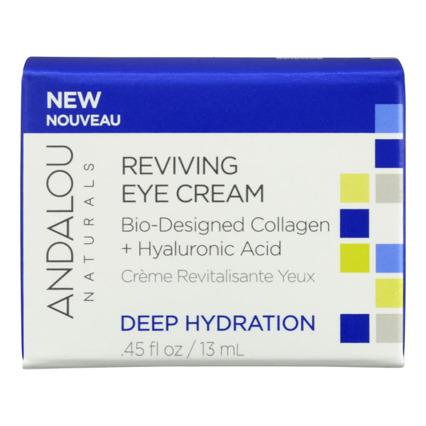 Andalou Naturals - Eye Cream Dp Hyd Reviving - 1 Each-.45 Fz - GreatEagleInc