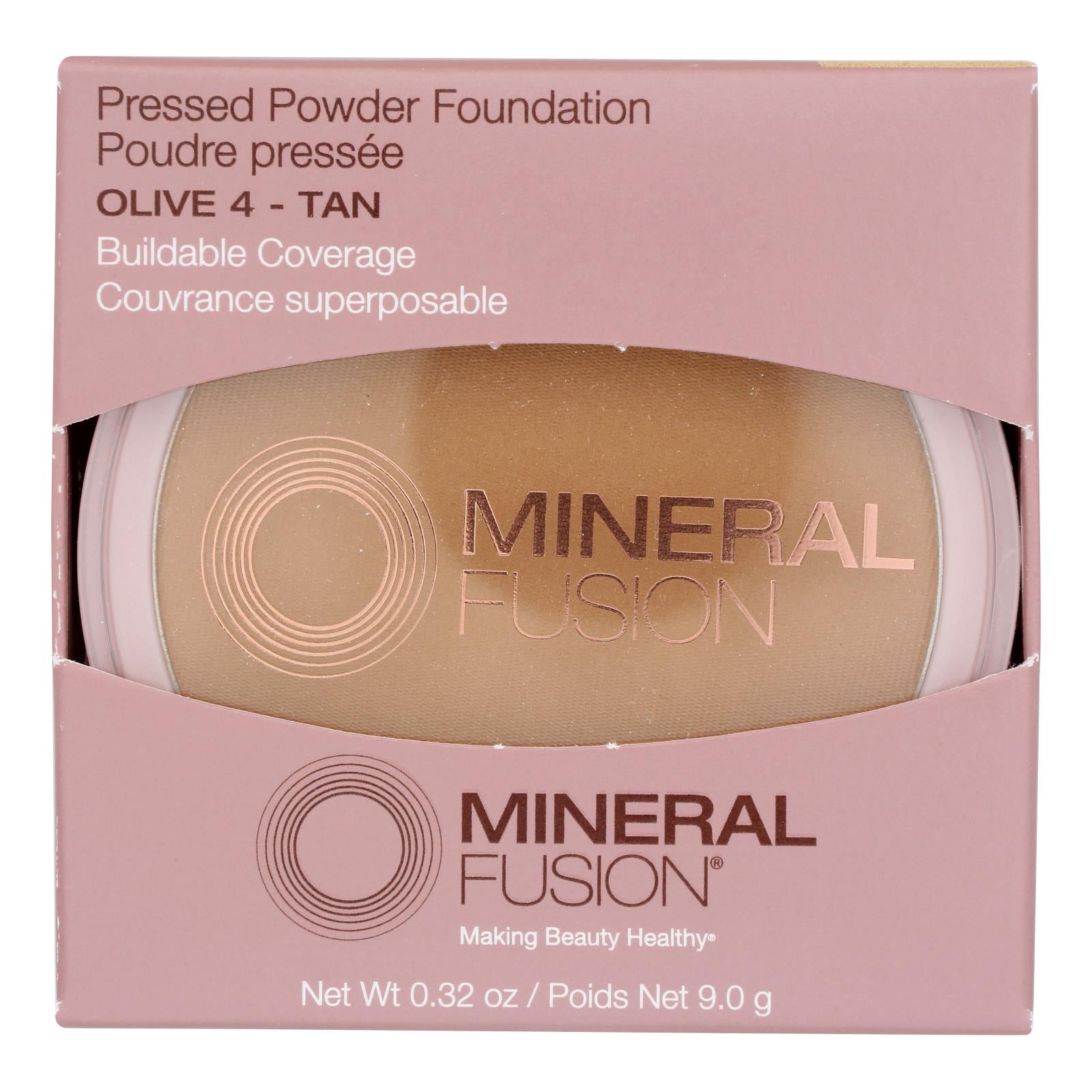 Mineral Fusion - Mkup Pressed Base Olive 4 - 1 Each-.32 Oz - GreatEagleInc
