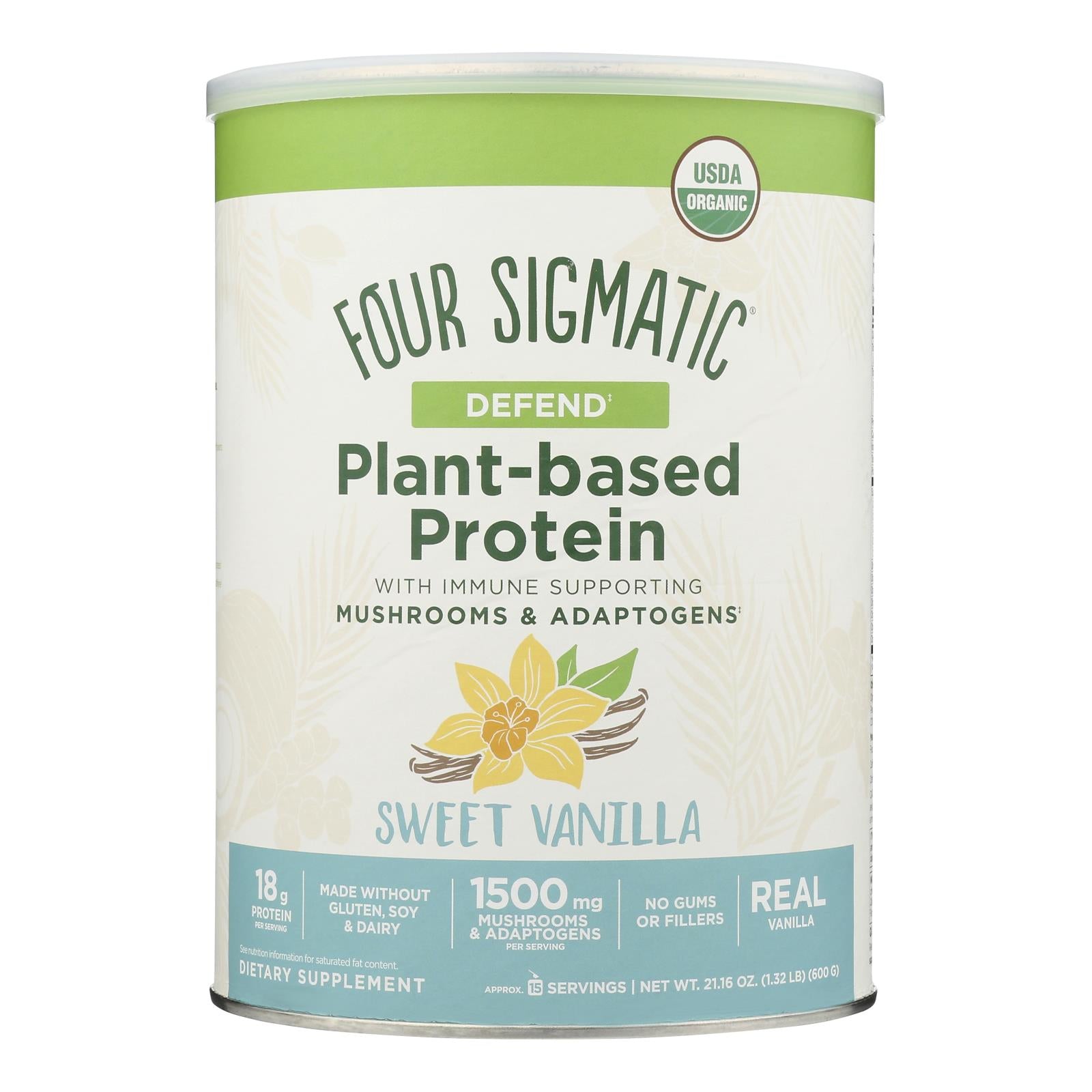 Four Sigmatic - Protein Plnt Bs Sweet Vnla - 1 Each-21.16 Oz - GreatEagleInc