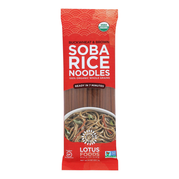 Lotus Foods - Ndls Organic Bkwt/bn Rc Soba - Case Of 8-8 Oz - GreatEagleInc