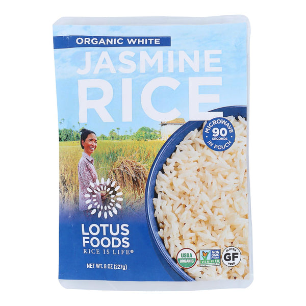 Lotus Foods - Rice White Jas Pouch - Case Of 6-8 Oz - GreatEagleInc