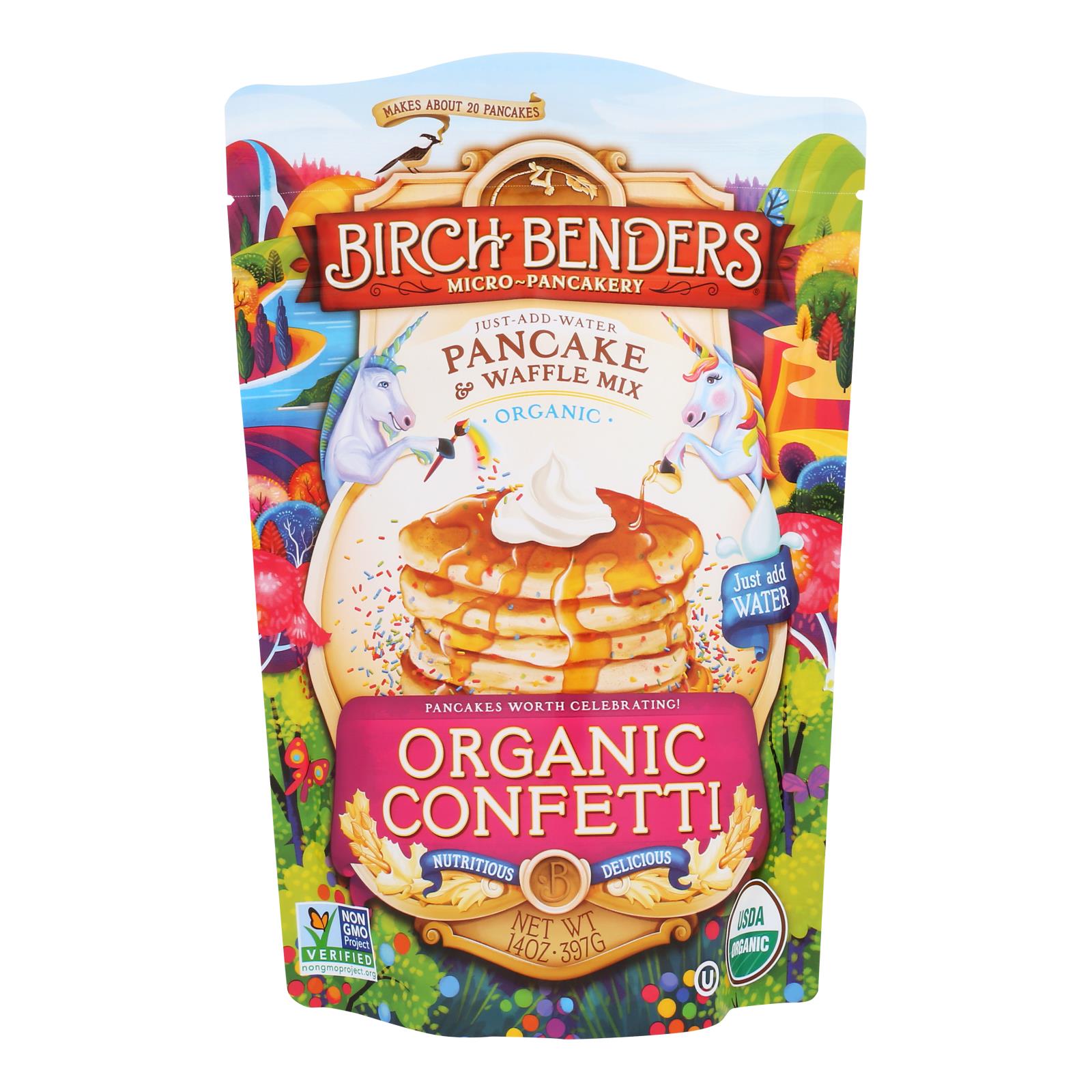 Birch Benders - Pcake Mx Confetti - Case Of 6-14 Oz Default Title