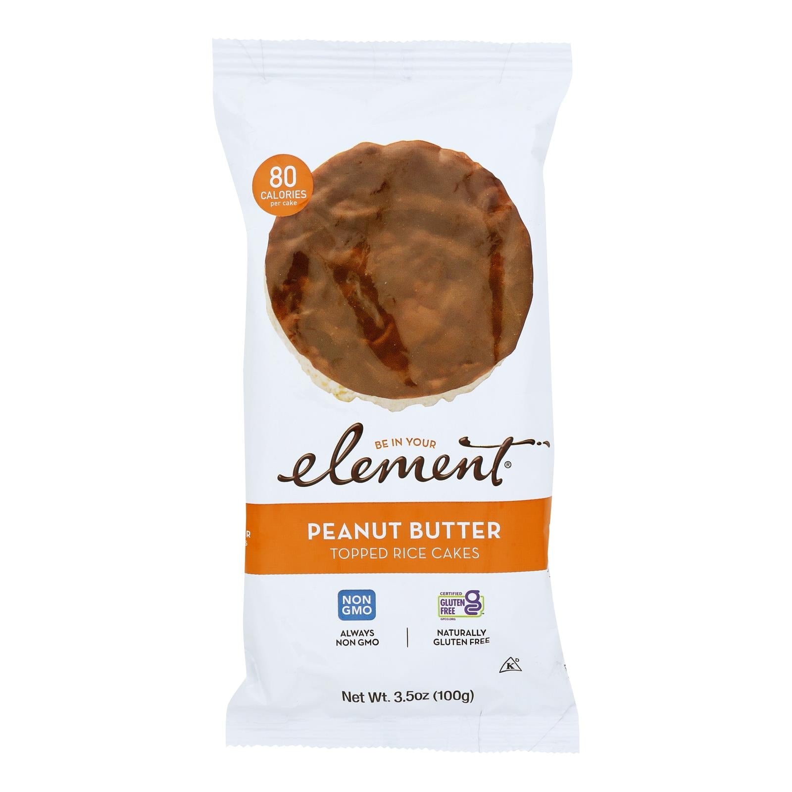Element - Rice Cake Peanut Bttr Top - Case Of 6-3.5 Oz - GreatEagleInc
