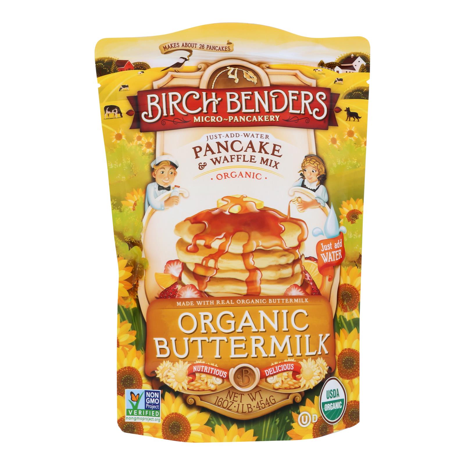 Birch Benders - Panck&wkl Mx Btrmilk - Case Of 6-16 Oz - GreatEagleInc
