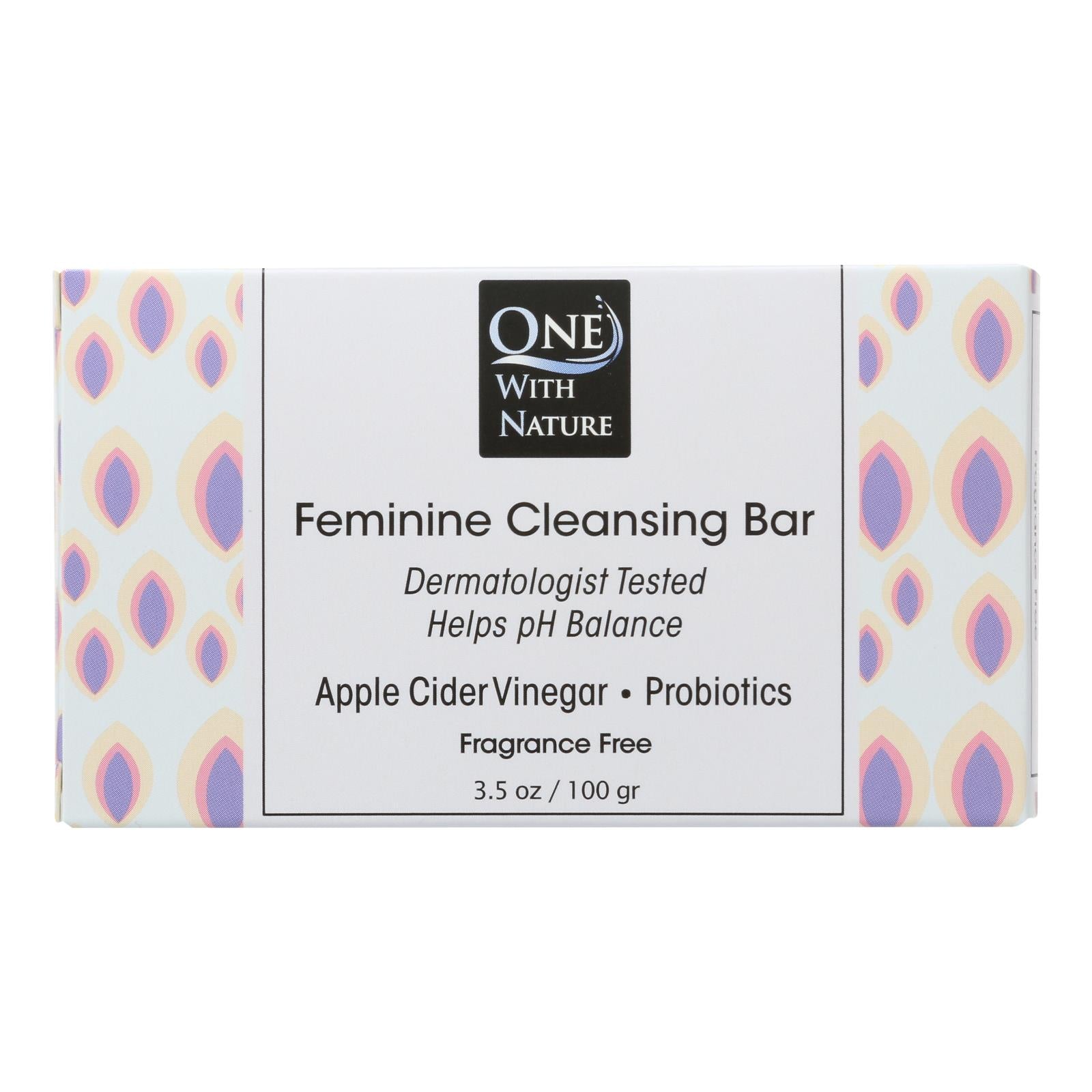 One With Nature - Soap Feminine Fragrnc Fr - Case Of 3-3.5 Oz - GreatEagleInc