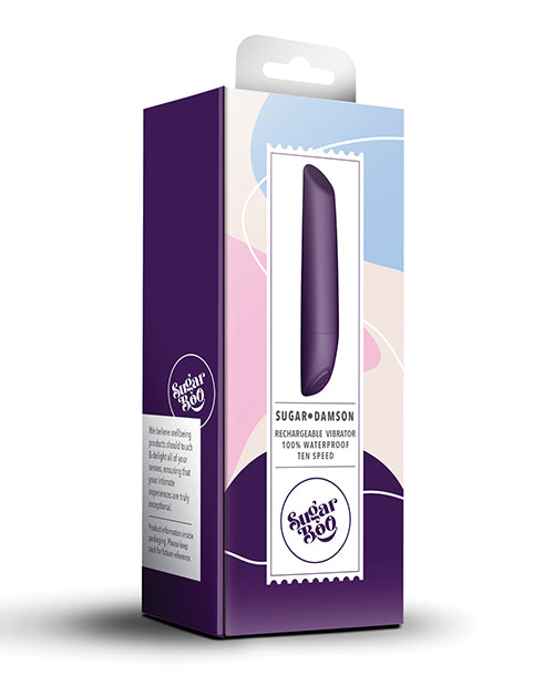 Sugarboo Sugar Damson Rechargeable Vibrator - Damson