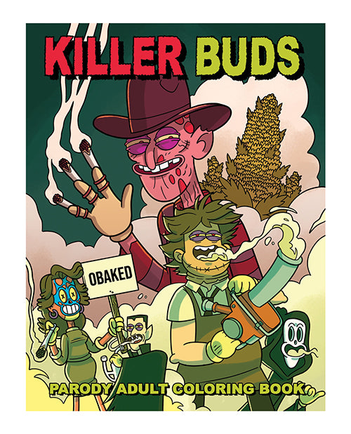 Wood Rocket Killer Buds Adult Coloring Book - GreatEagleInc