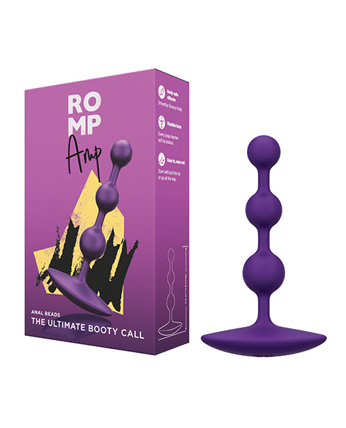Romp Amp Flexible Anal Beads - Violet Default Title