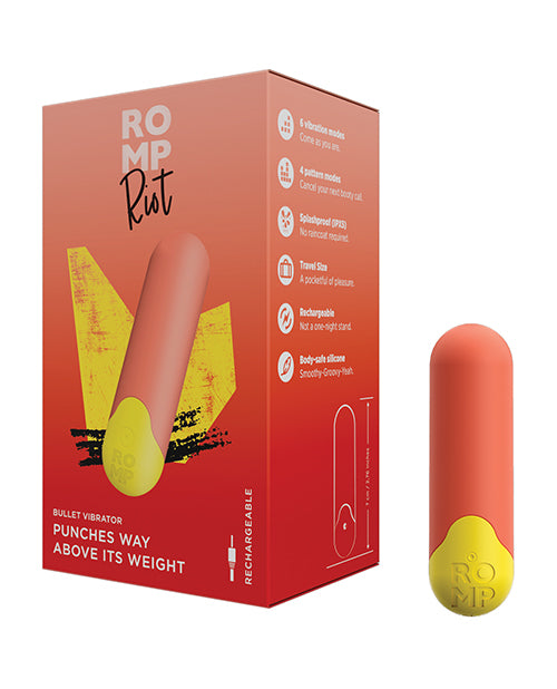 Romp Riot Bullet Vibrator - Orange Default Title
