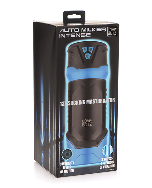 Lovebotz Auto Milker Intense 13x Sucking Masturbator - Black Default Title