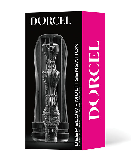 Dorcel Deep Blow Multi Sensation Sleeve - Clear - GreatEagleInc