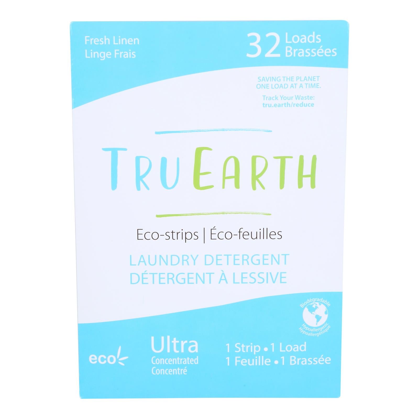 Tru Earth - Detergnt Fresh Linen Eco - Case Of 12-32 Count - Home & Garden