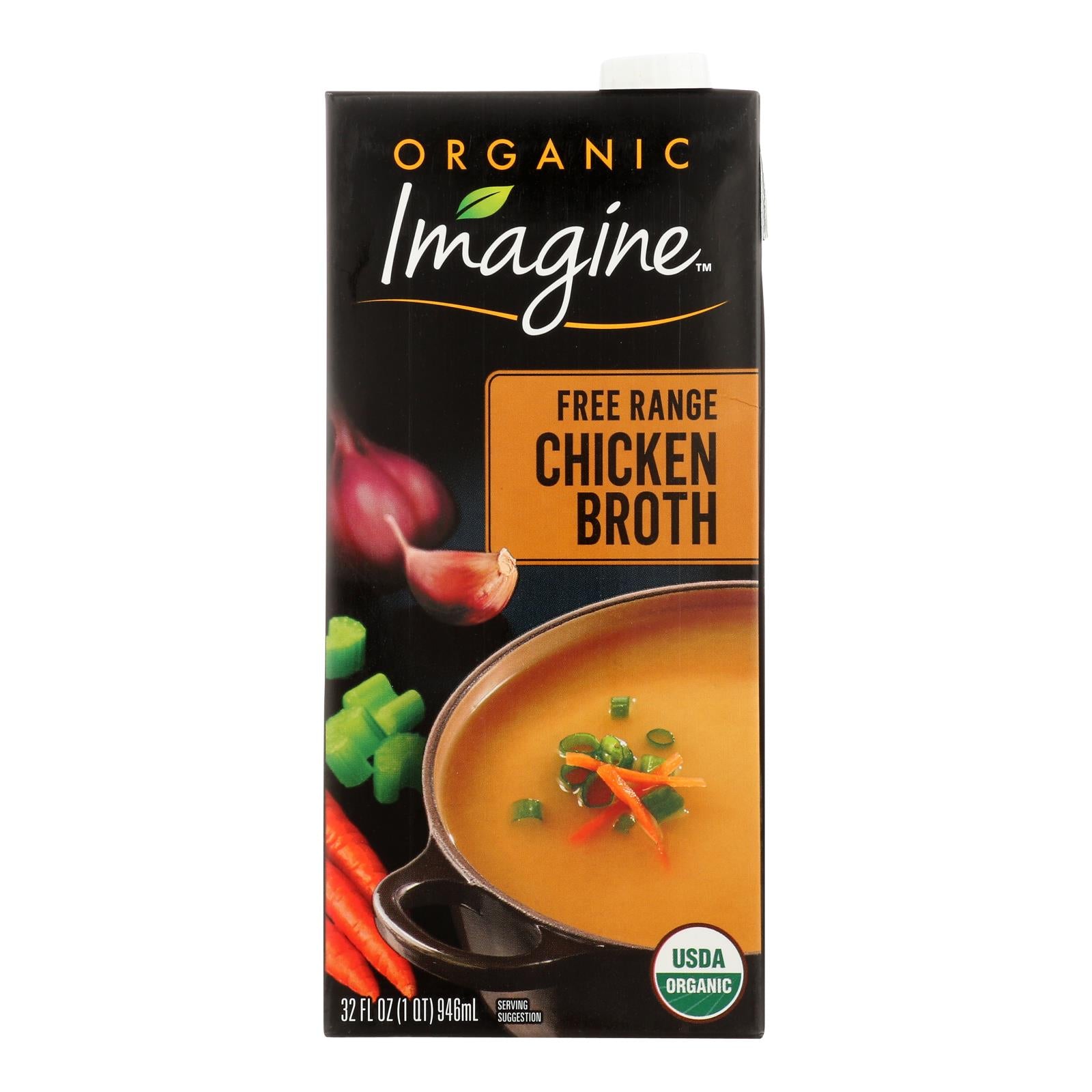 Imagine Foods - Broth Fr Rang Chicken - Case Of 6-32 Fz - GreatEagleInc