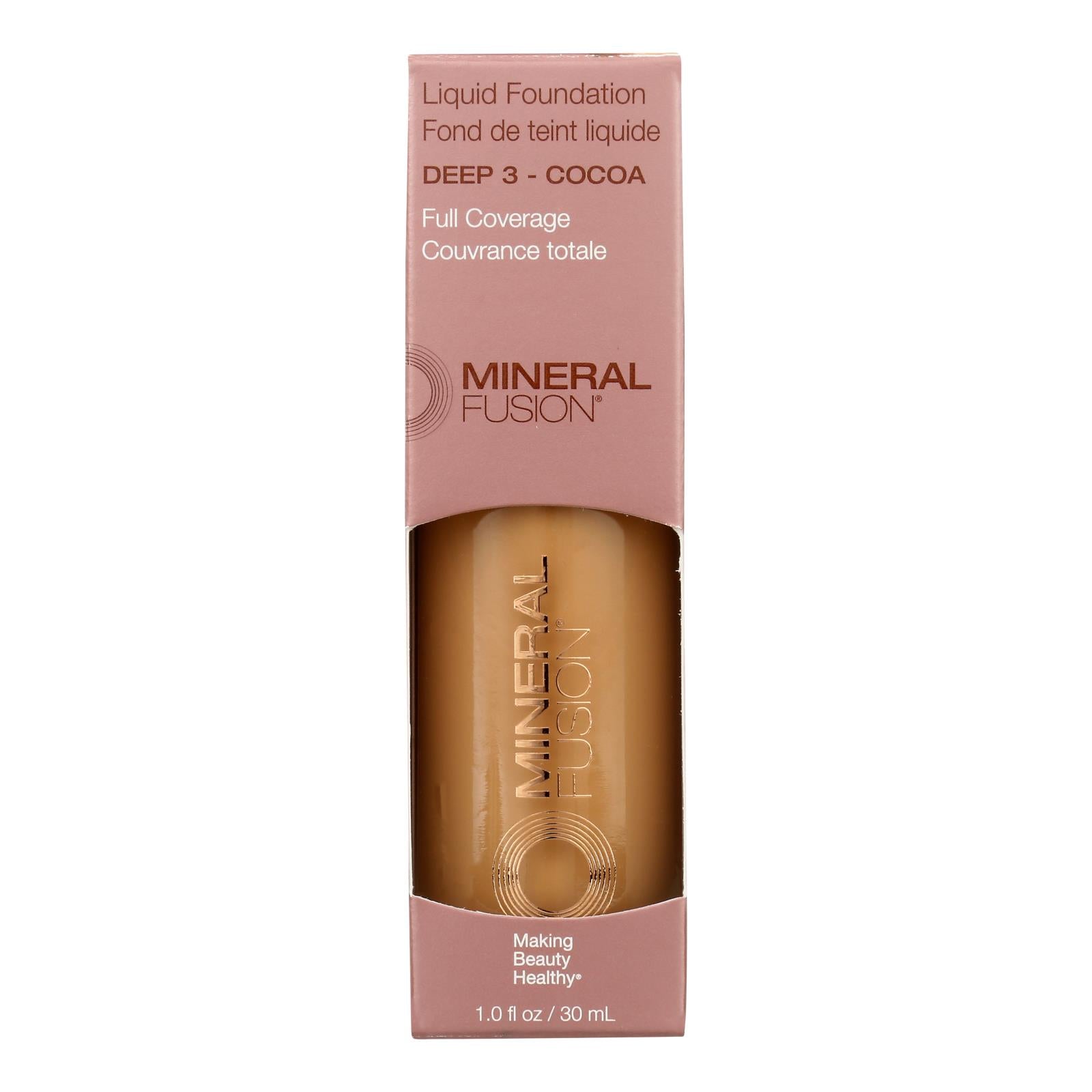 Mineral Fusion - Mkup Liquid Foundation Deep3 - 1 Each-1 Fz - GreatEagleInc