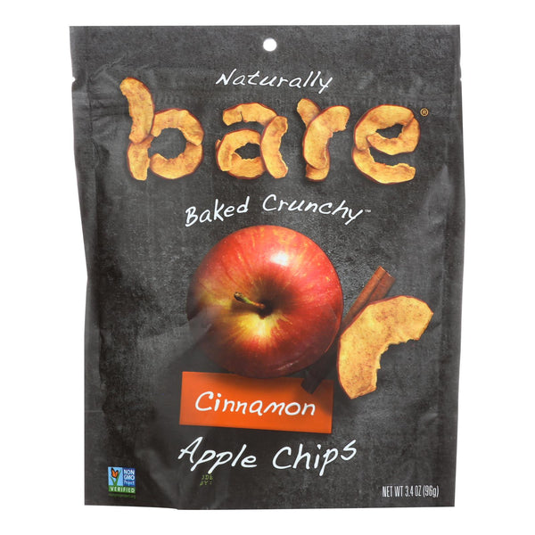 Bare Fruit Apple Chips - Cinnamon - Case Of 12 - 3.4 Oz - Eco-Friendly Home & Grocery