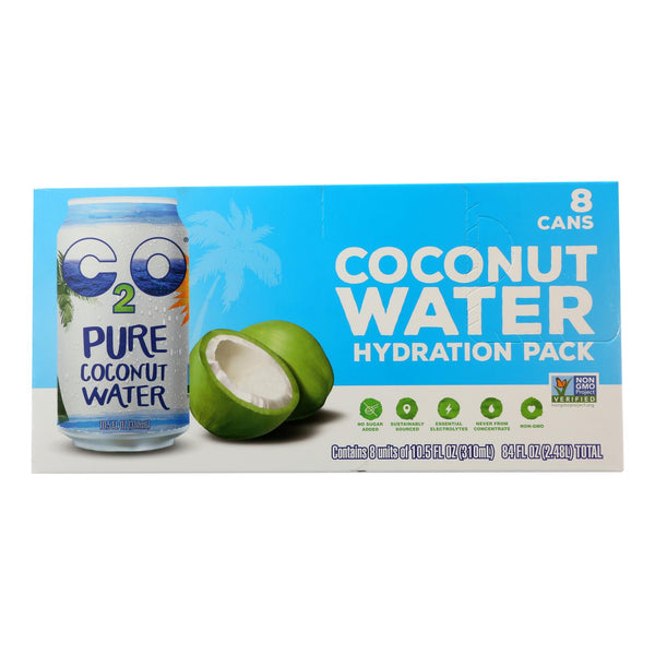 C2o Pure Coconut Water - Coconut Water Hydration Pack - Case Of 3 - 8/10.5fz - GreatEagleInc