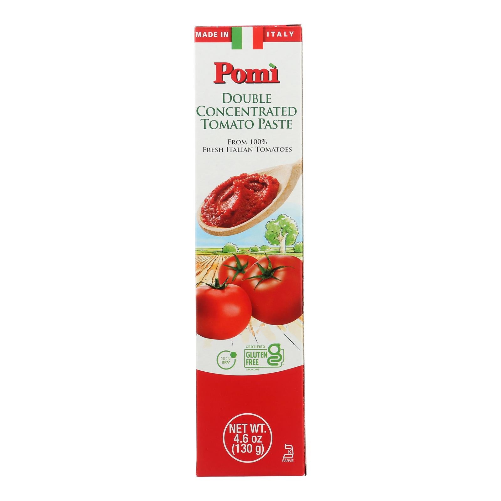 Pomi Tomatoes - Tomato Paste - Case Of 12 - 4.58 Oz - GreatEagleInc