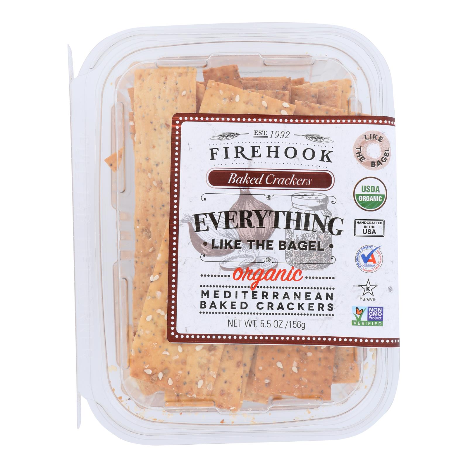 Firehook - Crackers Everything - Case Of 8-5.5 Oz - GreatEagleInc