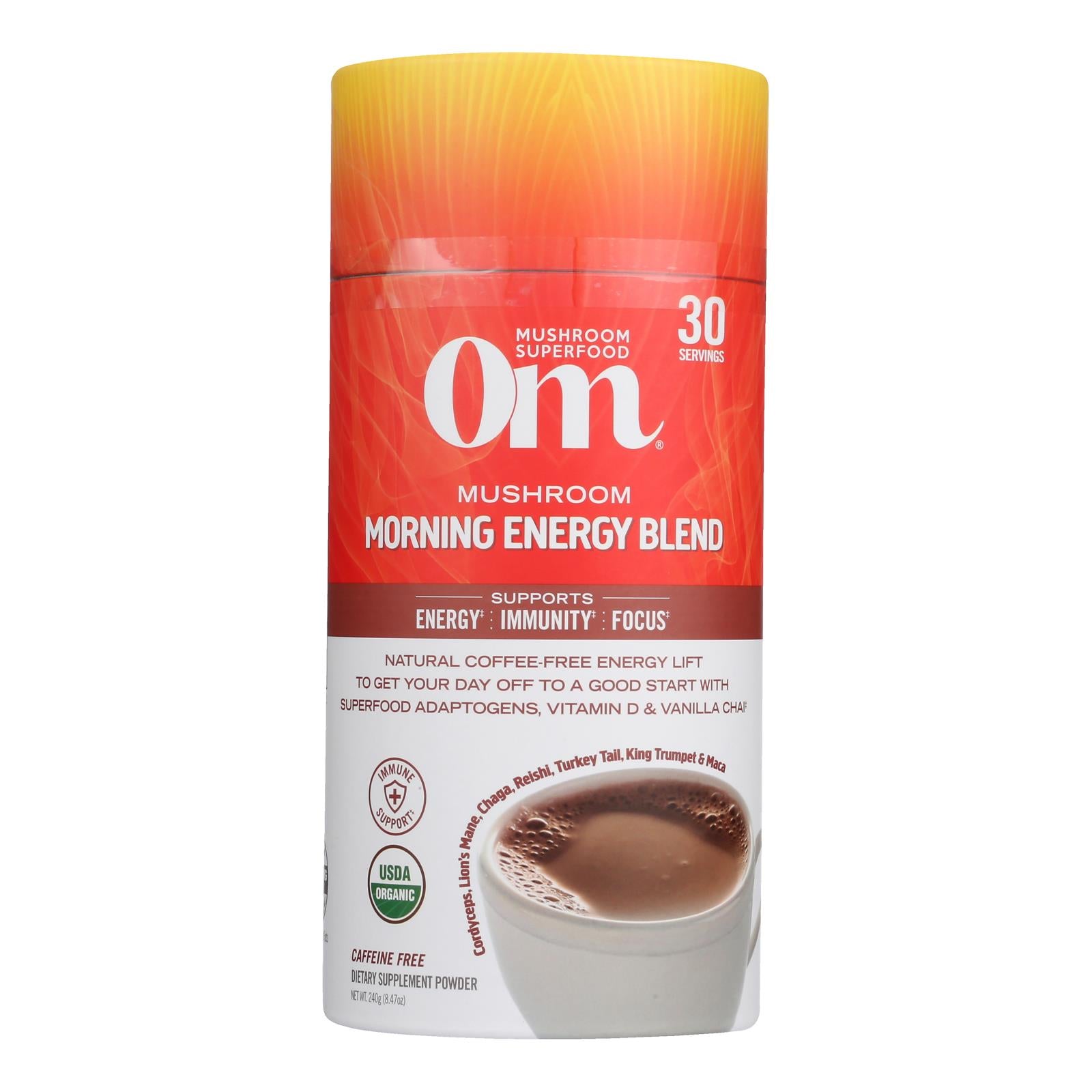 Om - Mush Morn Energy Blend - 1 Each-8.47 Oz - GreatEagleInc