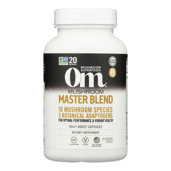 Om - Mush Sprfd Master Blend - 1 Each-80 Ct - GreatEagleInc