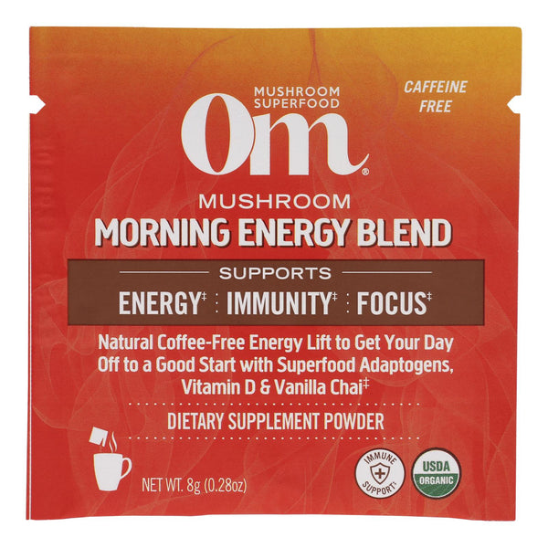 Om - Mush Morn Energy Blend - Case Of 10-.28 Oz - GreatEagleInc