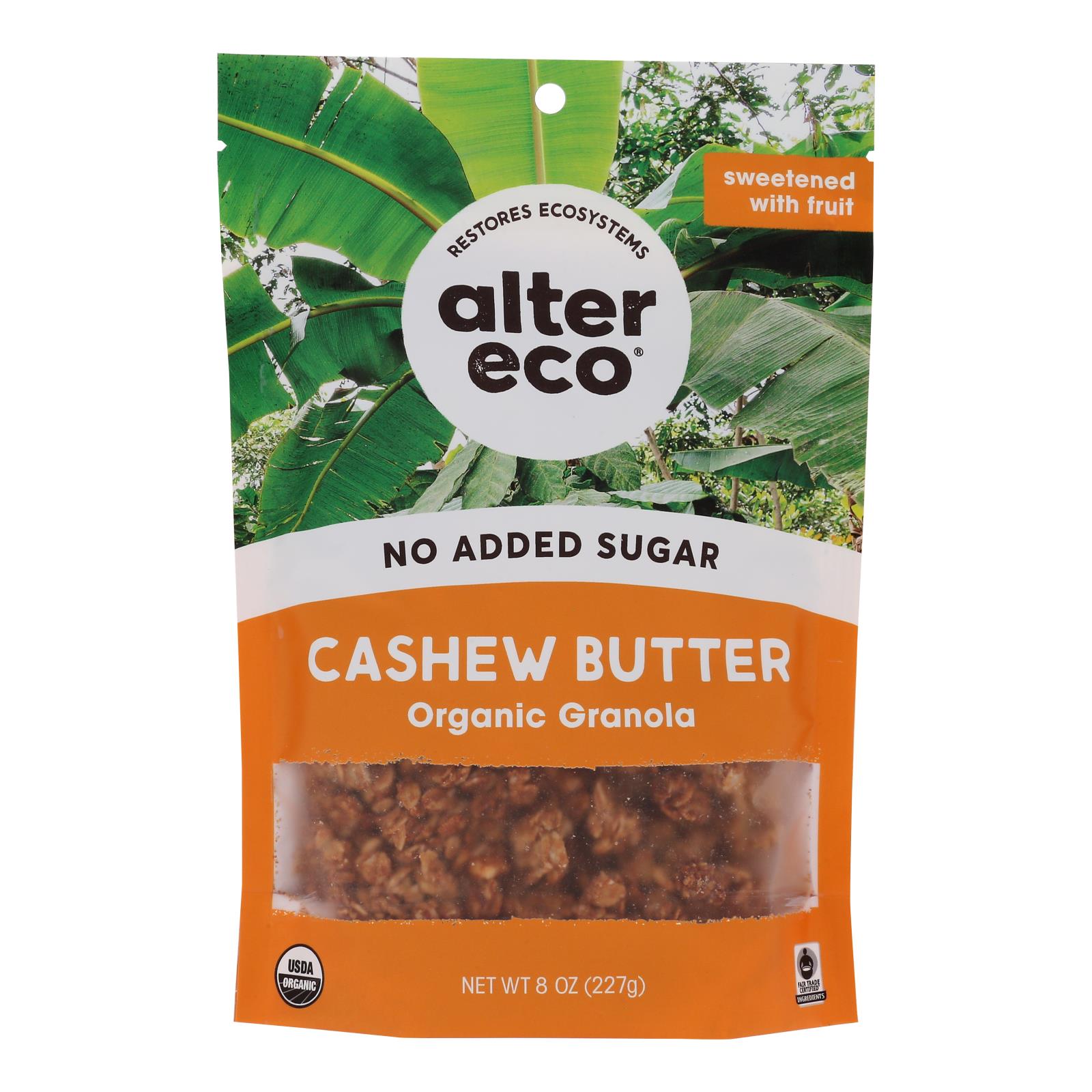 Alter Eco - Granola Cashew Butter - Case Of 6-8 Oz - GreatEagleInc