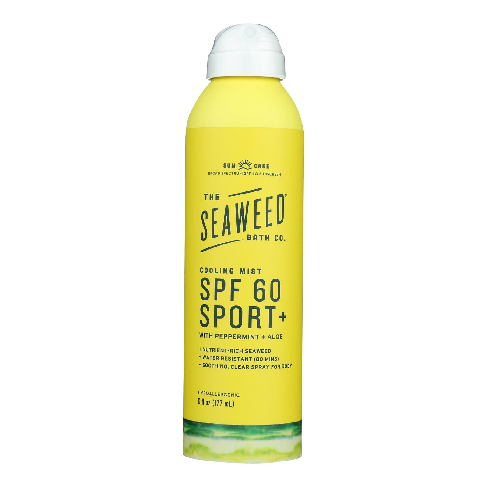 The Seaweed Bath Co - Cooling Mist Sport Spf60 - 1 Each-6 Fz - GreatEagleInc
