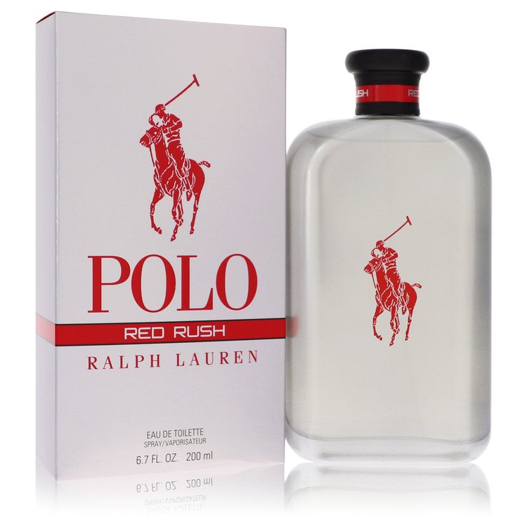 Polo Red Rush by Ralph Lauren Eau De Toilette Spray 6.7 oz for Men Default Title
