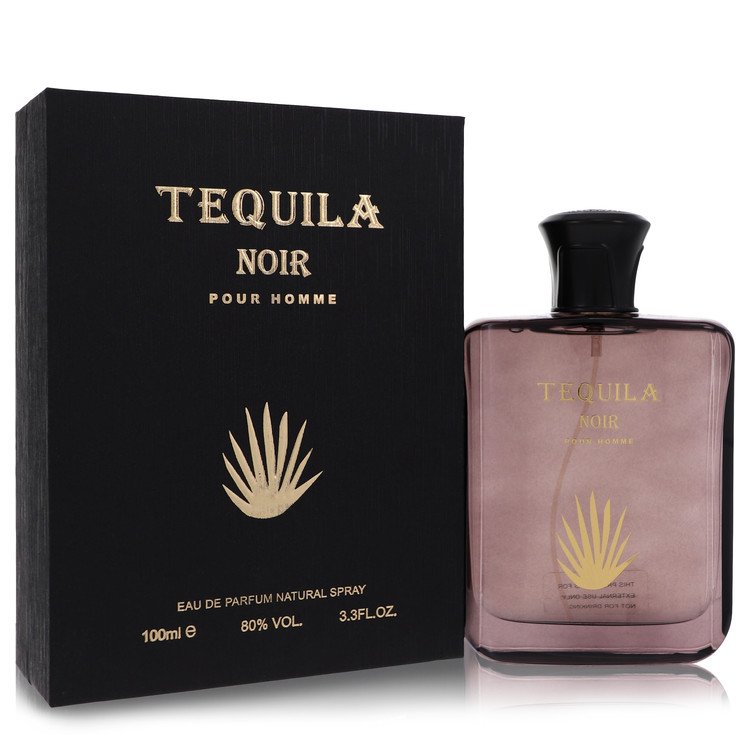Tequila Pour Homme Noir by Tequila Perfumes Eau De Parfum Spray 3.3 oz for Men - GreatEagleInc
