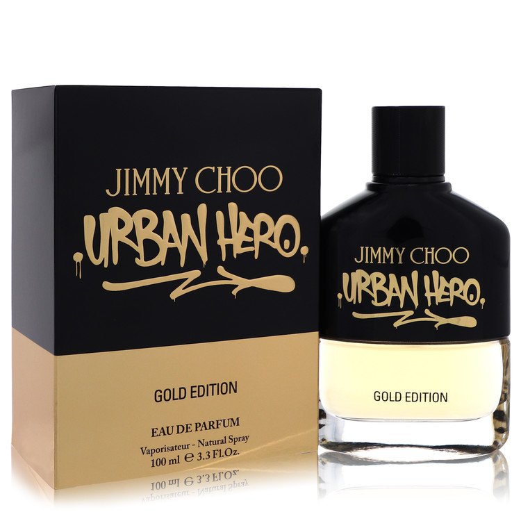 Jimmy Choo Urban Hero Gold Edition by Jimmy Choo Eau De Parfum Spray 3.3 oz for Men Default Title