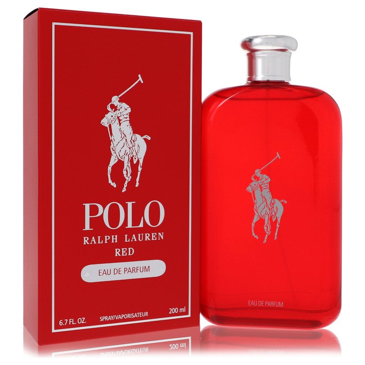 Polo Red by Ralph Lauren Eau De Parfum Spray 6.7 oz for Men Default Title
