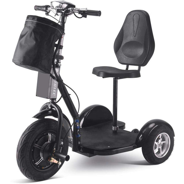Mototec Electric Trike 48v 1000w Lithium Black - Apparel & Accessories