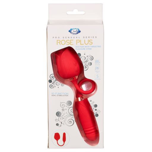 Cloud 9 Rose Plus W/thrusting Pleasure Stem Health & Wellness Collection - GreatEagleInc