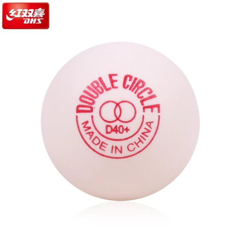 10PCS Balls New arrival dhs table tennis balls ping pong ball double circle for young