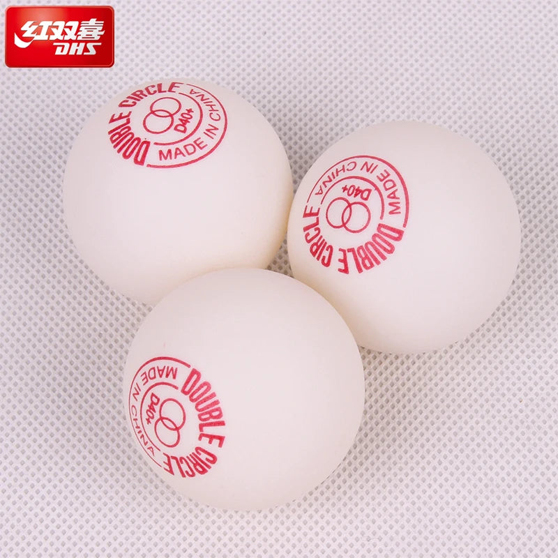 10PCS Balls New arrival dhs table tennis balls ping pong ball double circle for young