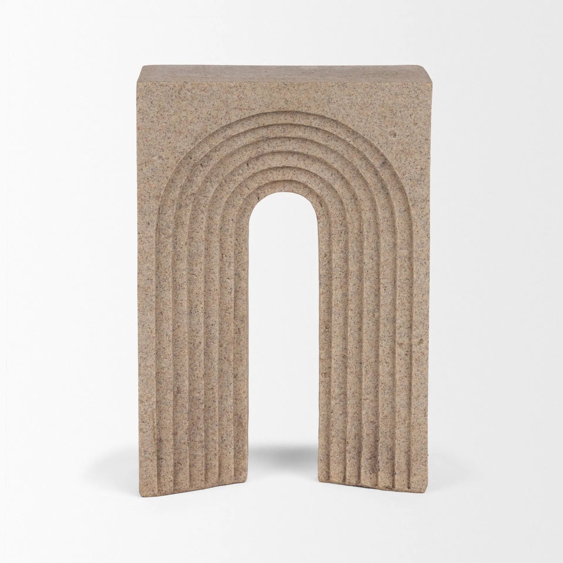 10" Beige Resin Tabletop Sculpture Homeroots Home Decor