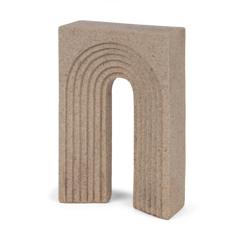 10" Beige Resin Tabletop Sculpture Homeroots Home Decor