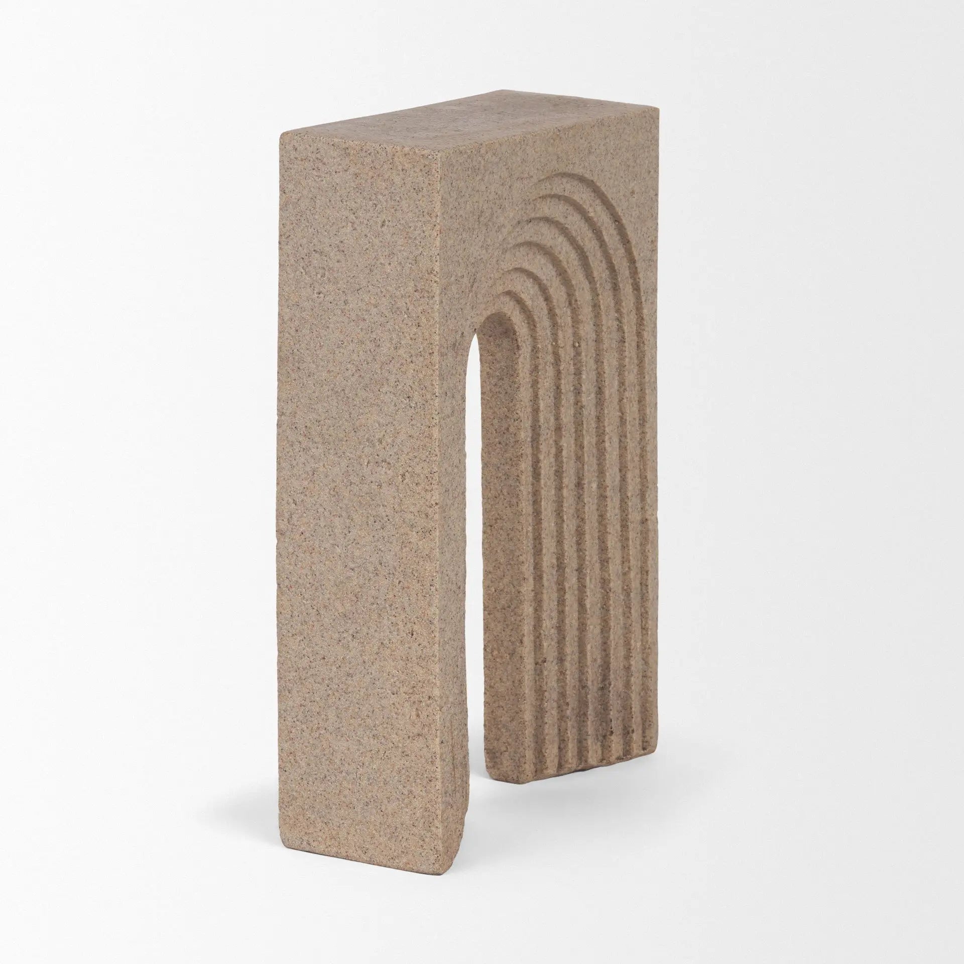 10" Beige Resin Tabletop Sculpture Homeroots Home Decor