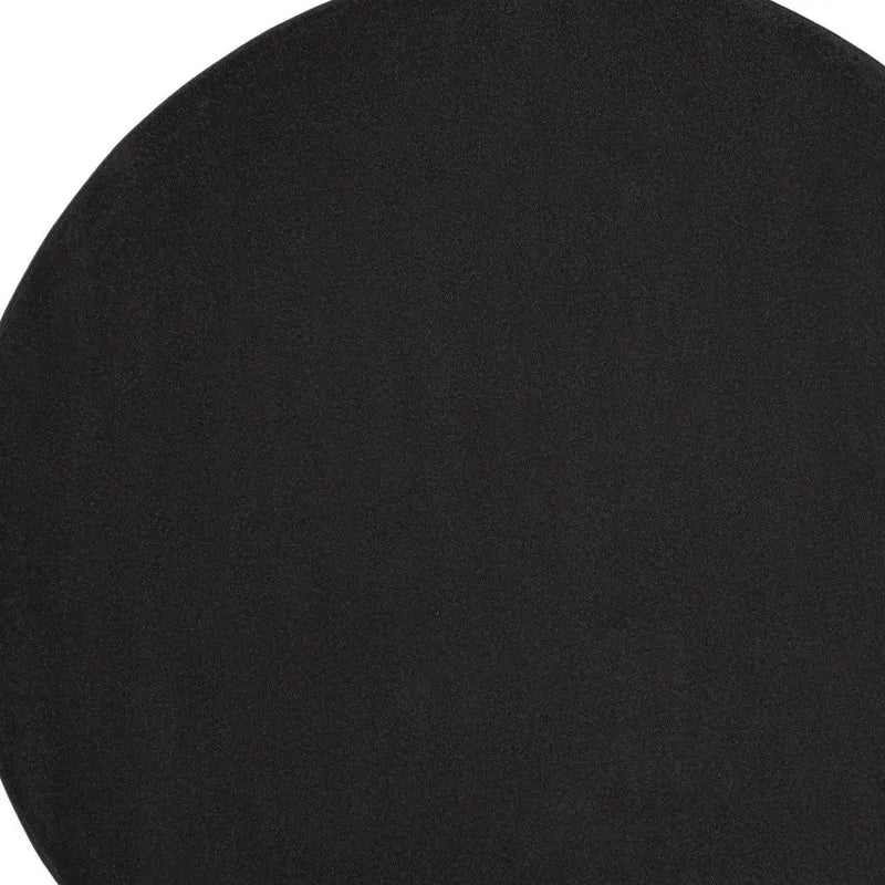 10' Black And Ivory Round Indoor Outdoor Area Rug Homeroots Outdoor