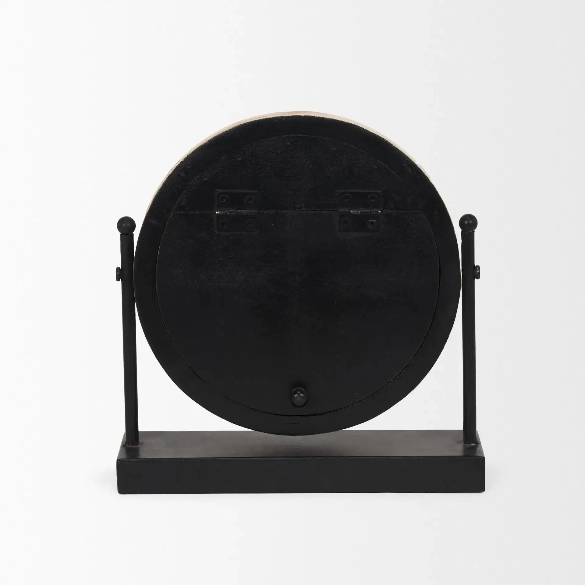 10" Black Metal Analog Square Wall Clock Homeroots Home Decor
