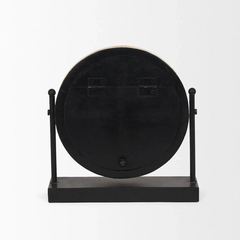 10" Black Metal Analog Square Wall Clock Homeroots Home Decor