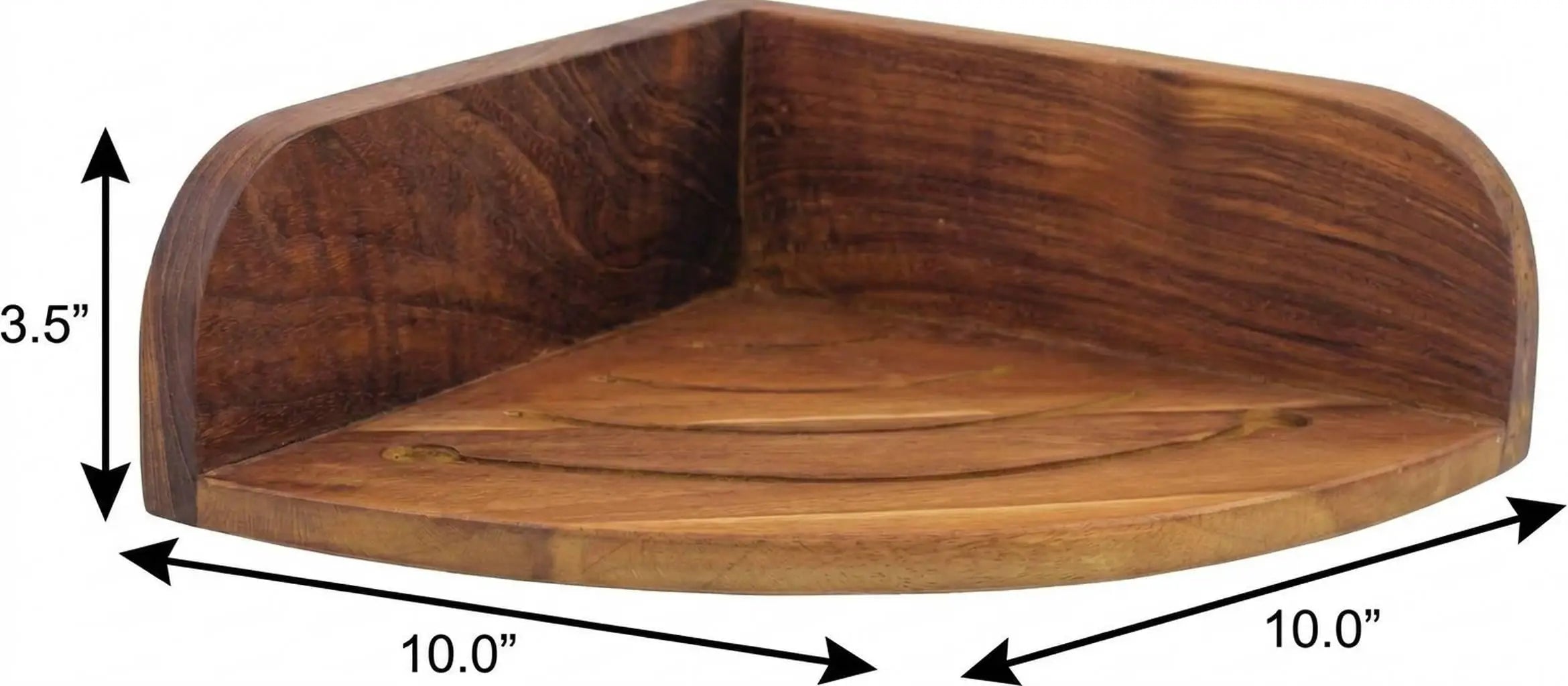 10" Brown Solid Wood Bathroom Storage Furniture Set Homeroots Organization