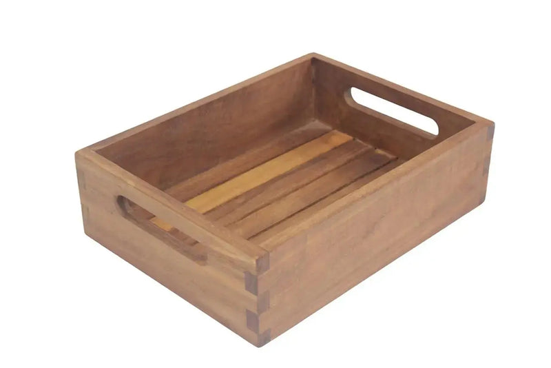 10" Brown Solid Wood Bathroom Storage Furniture Set Homeroots Organization