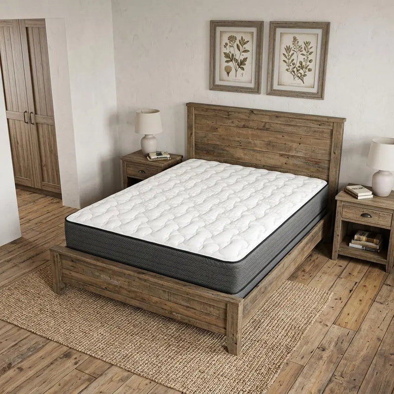 10" California King Foam Medium Hybrid Mattress Homeroots Bed & Bath