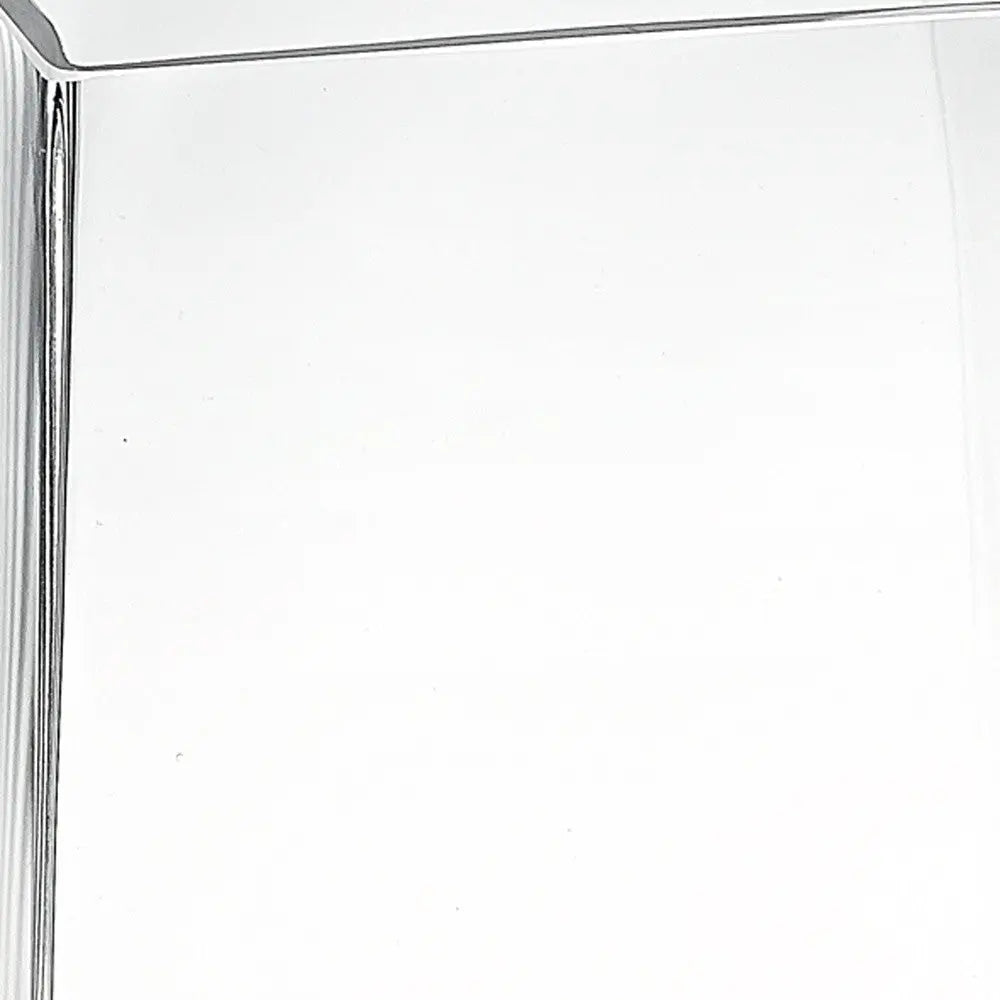 10" Clear Crystal Glass Rectangular Table Vase Homeroots Home Decor