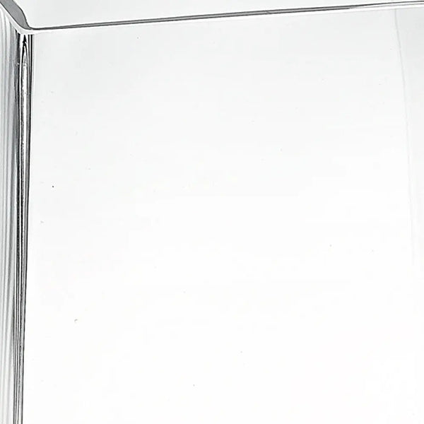 10" Clear Crystal Glass Rectangular Table Vase Homeroots Home Decor